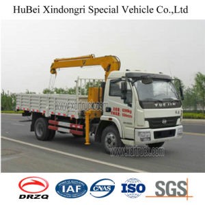 Yuejin 4.5ton Hydraulic Cargo Truck with Crane