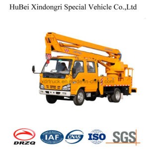 16m Folding Arm Isuzu Euro4 Aerial Platform Working Truck