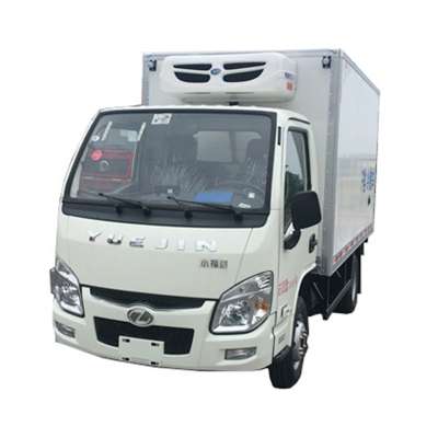 mini 1.5ton frozen vegetable refrigerator truck frozen corn refrigerated van