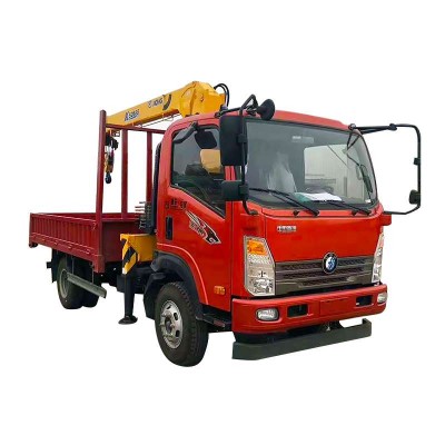 High quality folding boom truck mounted crane 3.5 tons for sale