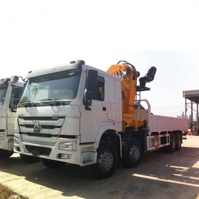 Customized Heavy Duty Hydraulic Folding Boom Crane Mounted Truck