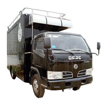 Vending Kitchen Van Trailer Mobile Truck Hand Push Food Cart For Saling